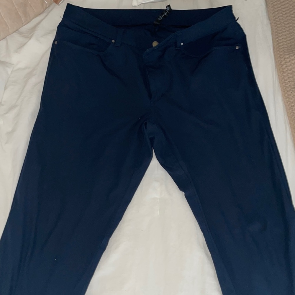 Lululemon Navy commission pant slim